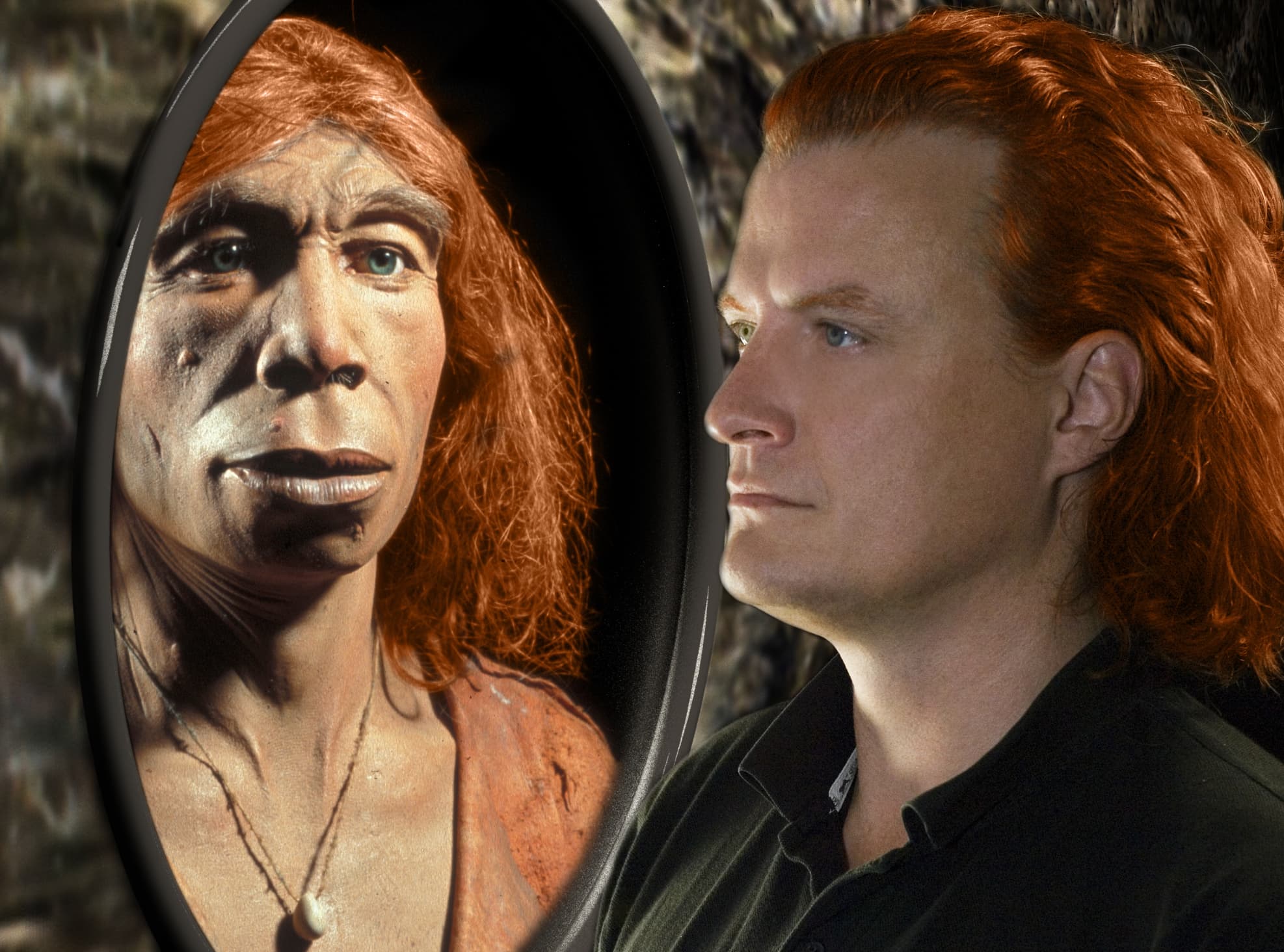 neanderthal red hair